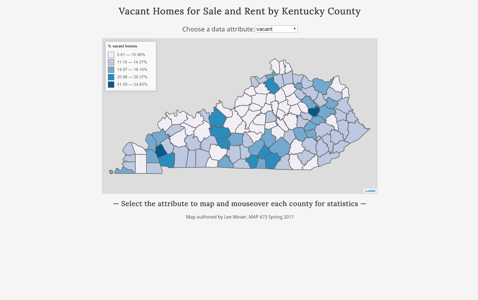 KY Housing Map